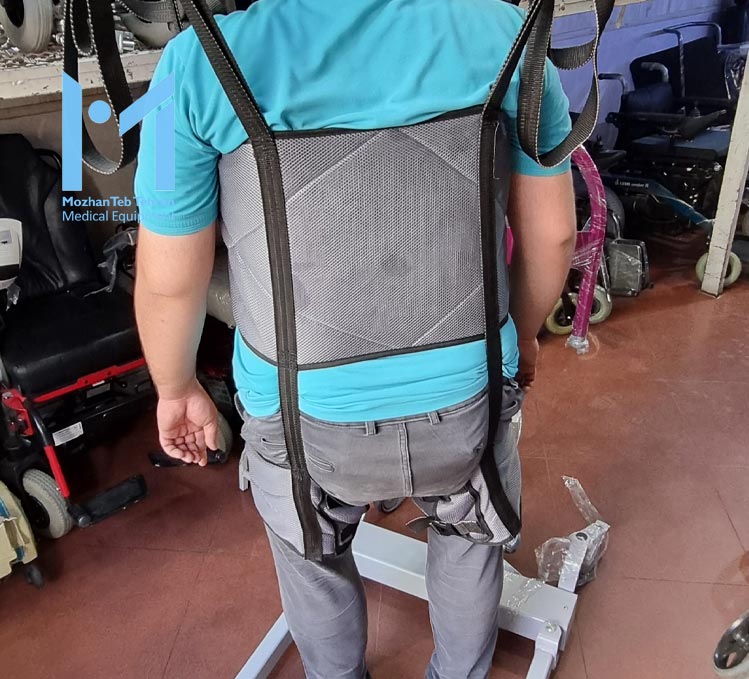 standing-patient-lifting-vest-101-01 جلیقه ایستاده بالابر بیمار در فروشگاه موژان طب تهران